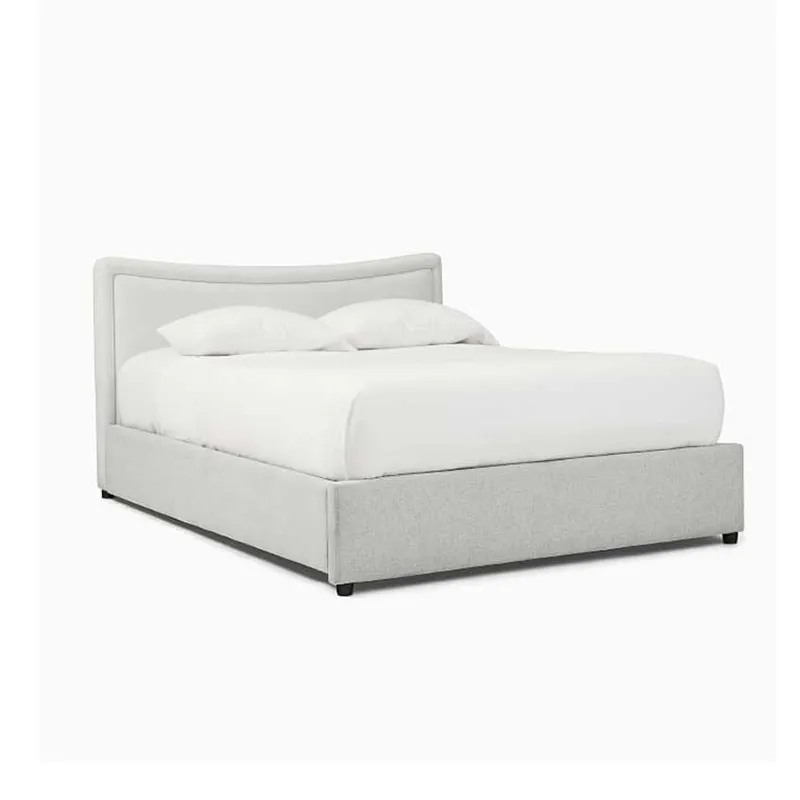 Curved Headboard Modern Bed Frame thumbnail 3