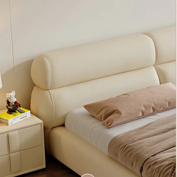 Curved Luxurious Headboard Bed thumbnail 6