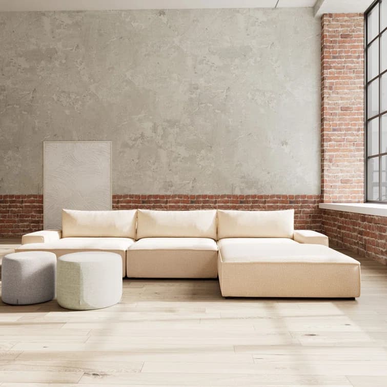 Daphne Upholstered Sofa Chaise thumbnail 1