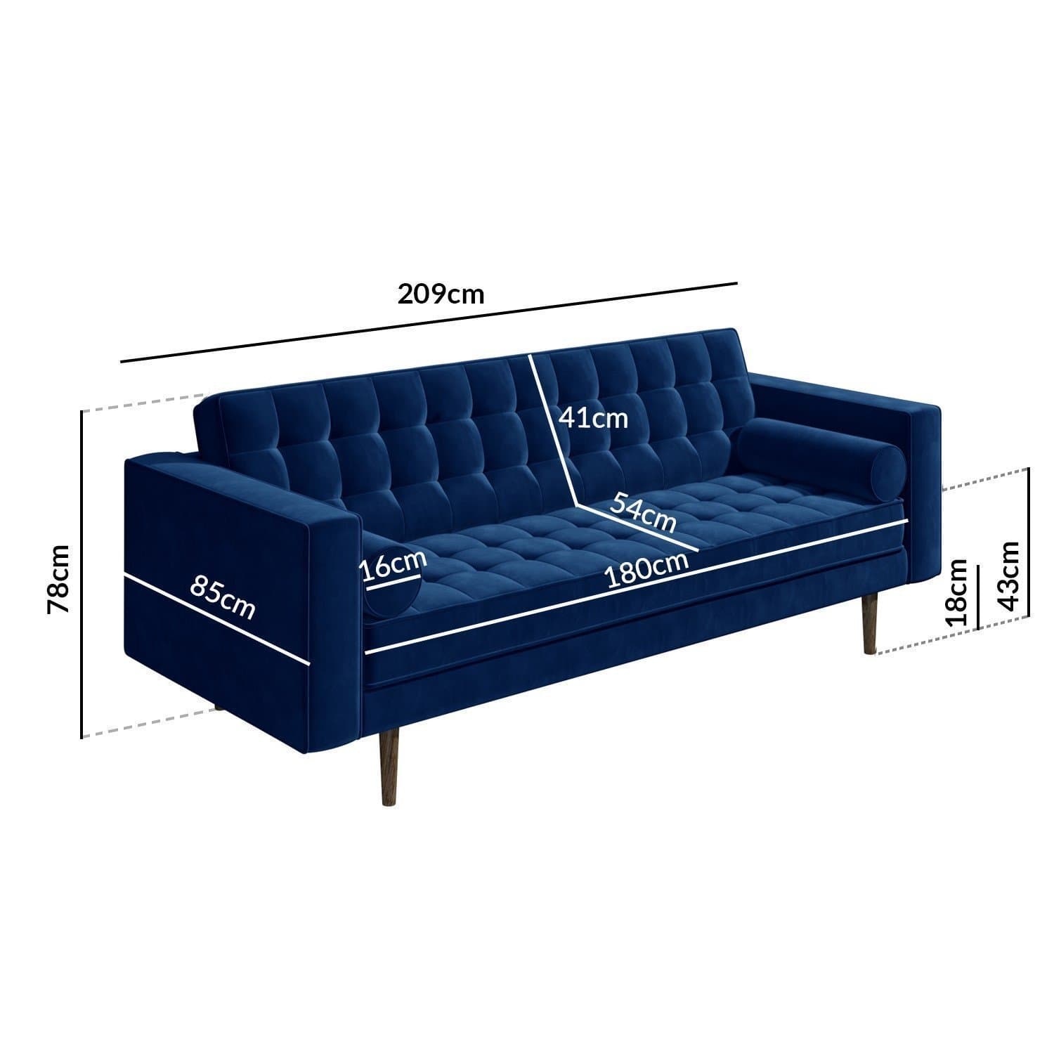 Elba 2 and 3 seater Stylish couches thumbnail 4