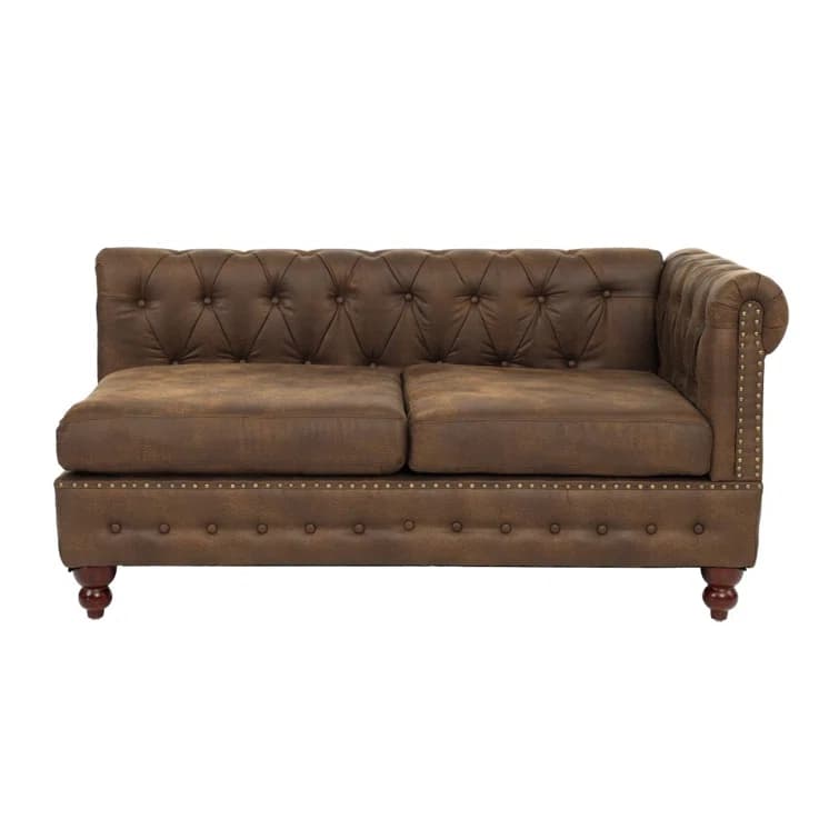 Elcyhic Faux Leather Sectional sofa thumbnail 2