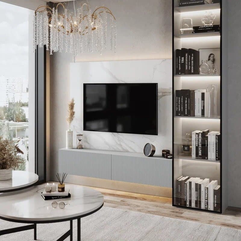 Elegant American Wall TV Unit thumbnail 2
