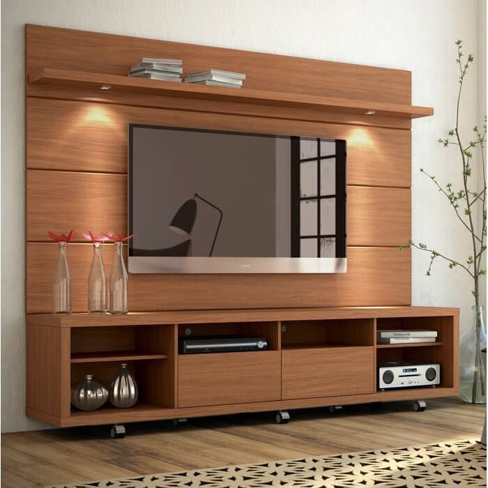 Entertainment Wooden TV Stand thumbnail 1