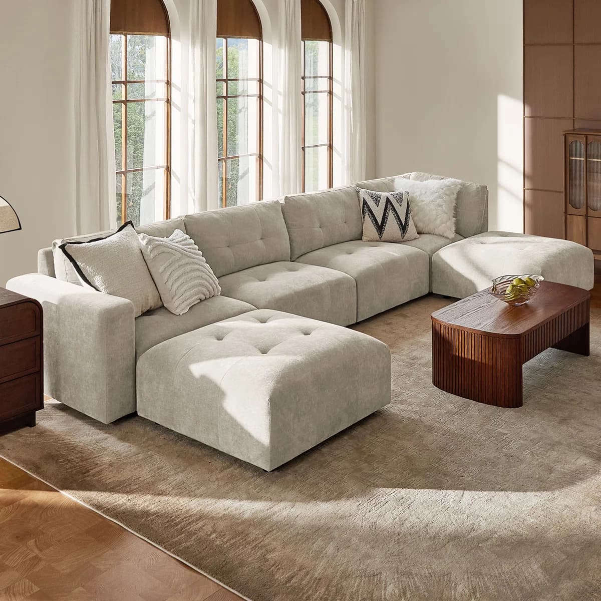 Esme Modern Modular Sectional Sofa thumbnail 1