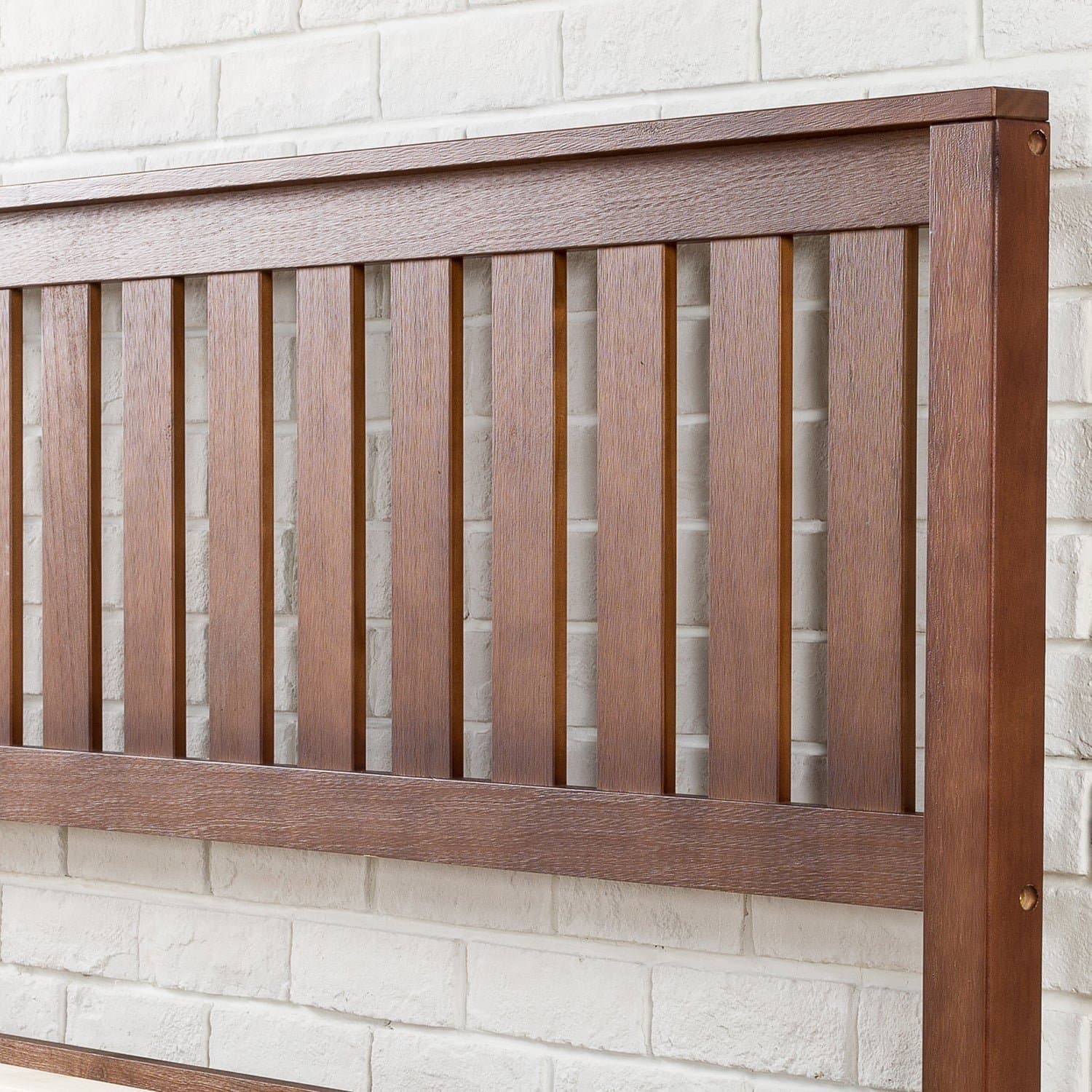 Espresso Solid Wood Plat Form Bed thumbnail 3