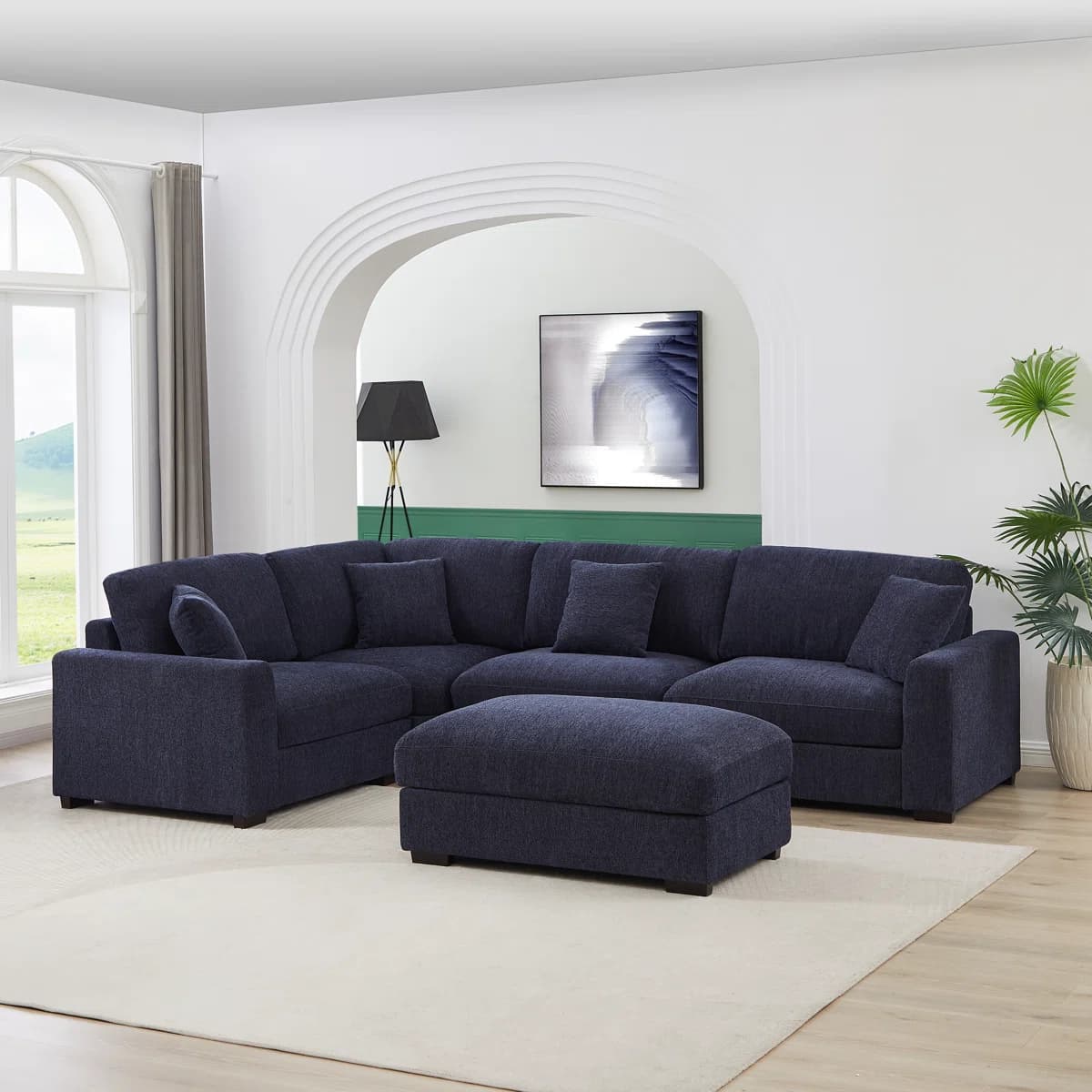 Eugenija Upholstered Sectional thumbnail 2