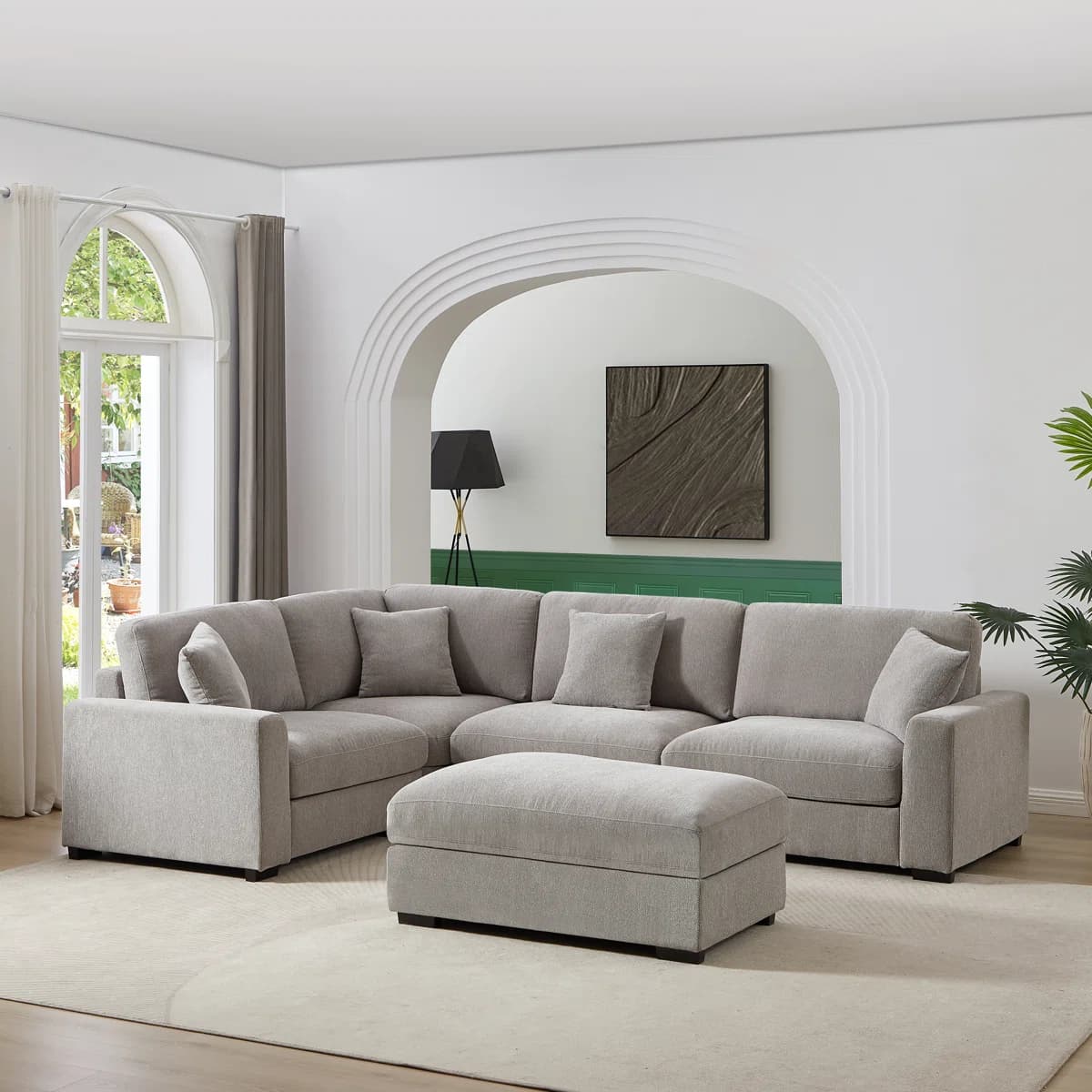 Eugenija Upholstered Sectional thumbnail 4