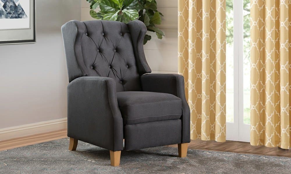Fabric Tufted Elegant Club Chair thumbnail 1