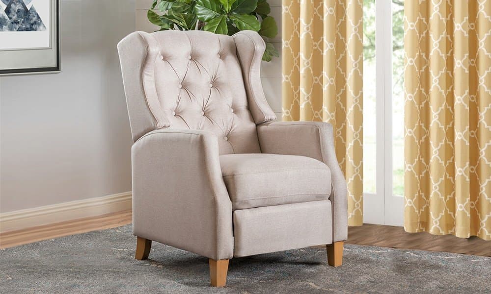 Fabric Tufted Elegant Club Chair thumbnail 2