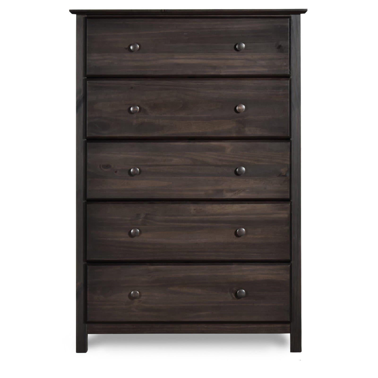 Five Drawer Solid Wood Chest thumbnail 3
