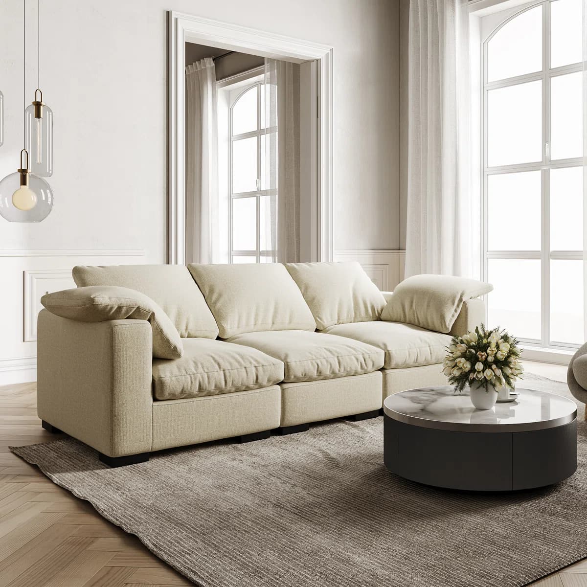 Frankston Upholstered Sofa thumbnail 2