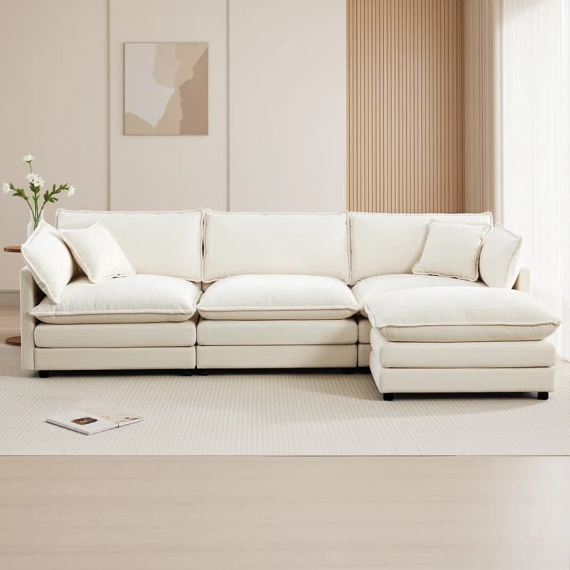 Chenille Sectional Sofa thumbnail 2