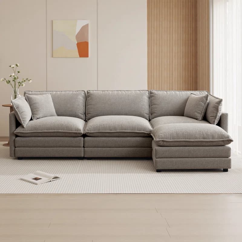 Chenille Sectional Sofa thumbnail 5