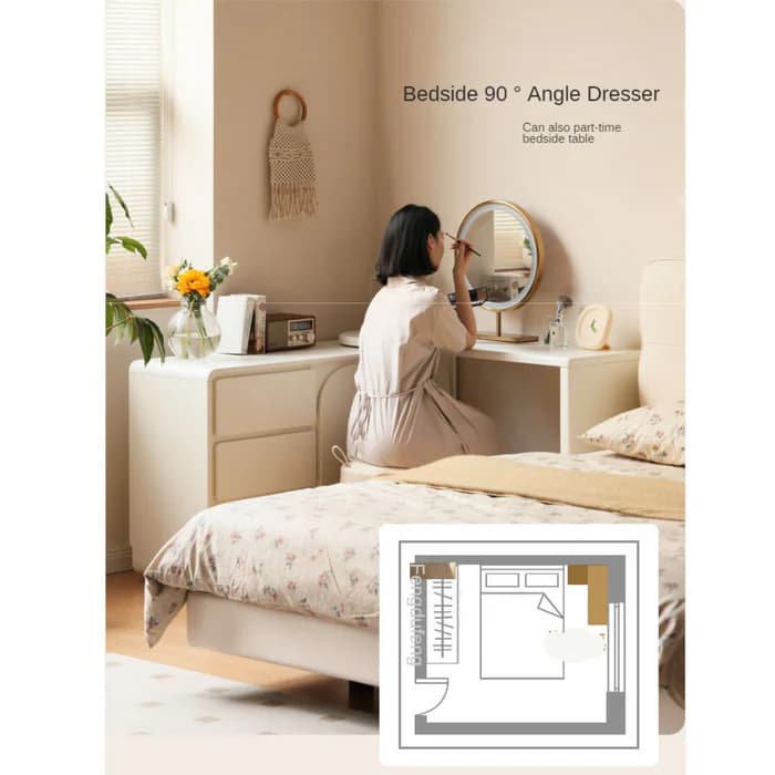 French cream style dressing table thumbnail 3