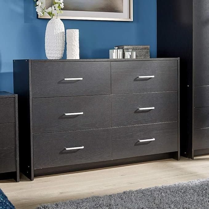 Grey 6 Drawer Chest of Drawer furniture product
