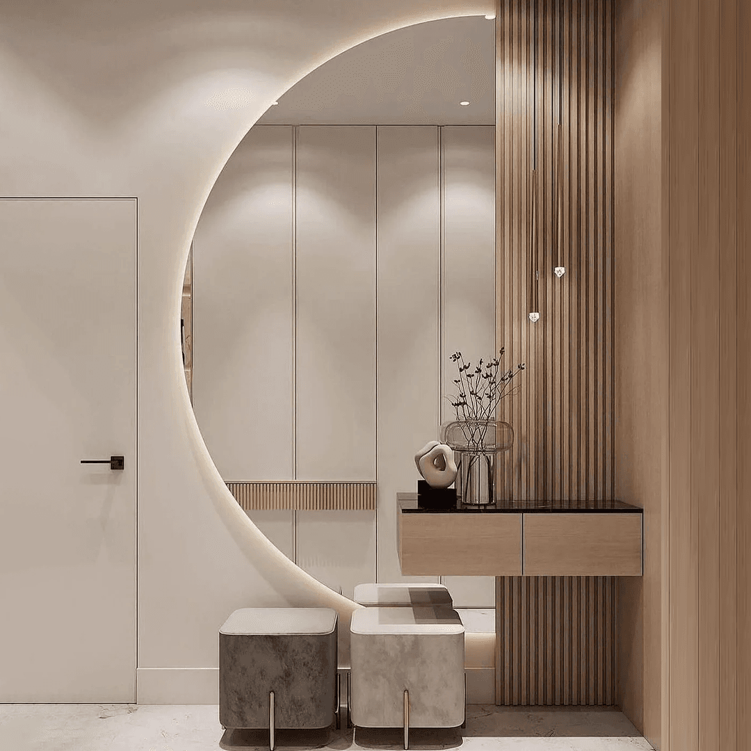 Half Moon Mirror Dressing Table furniture product