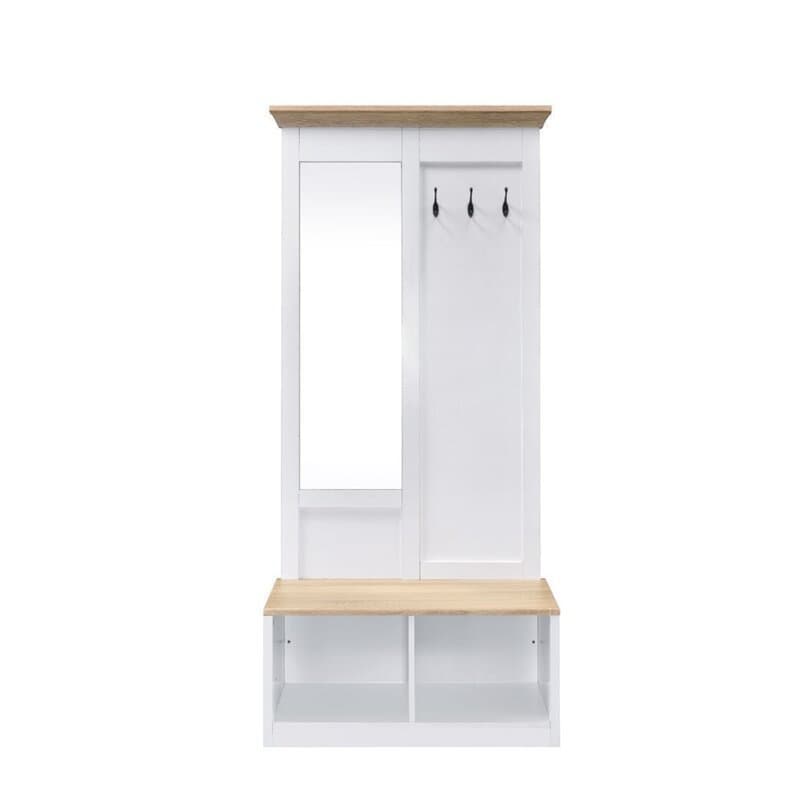 Hall Tree with Bench and Shoe Storage thumbnail 1