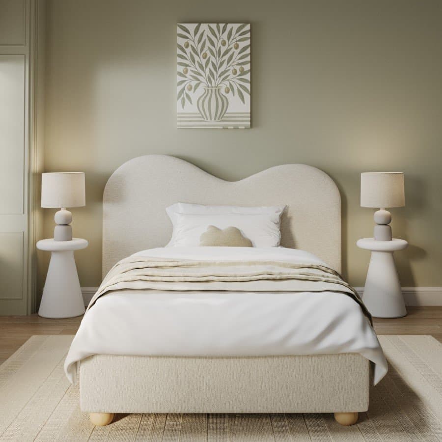 Headboard Ottoman Bed with Curved thumbnail 5