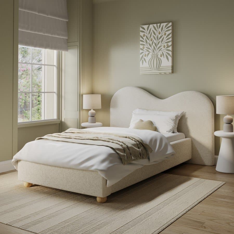 Headboard Ottoman Bed with Curved thumbnail 6