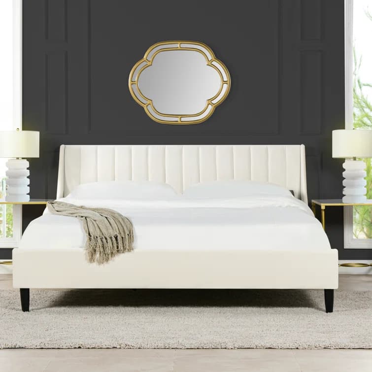 Helaina Wingback Bed thumbnail 2