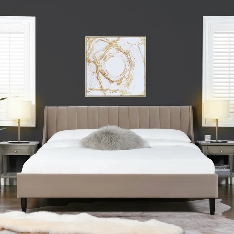 Helaina Wingback Bed thumbnail 5