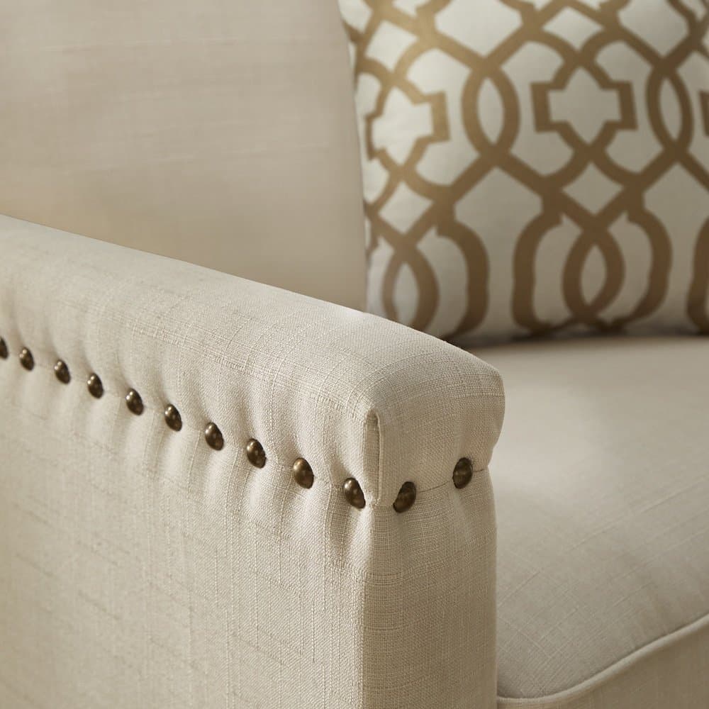 Hersfeld Ivory Fabric Sofa or Loveseat thumbnail 5