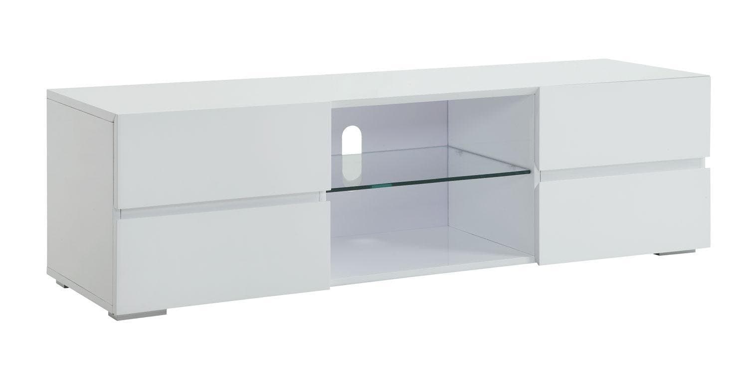 High Gloss White TV Stand thumbnail 3