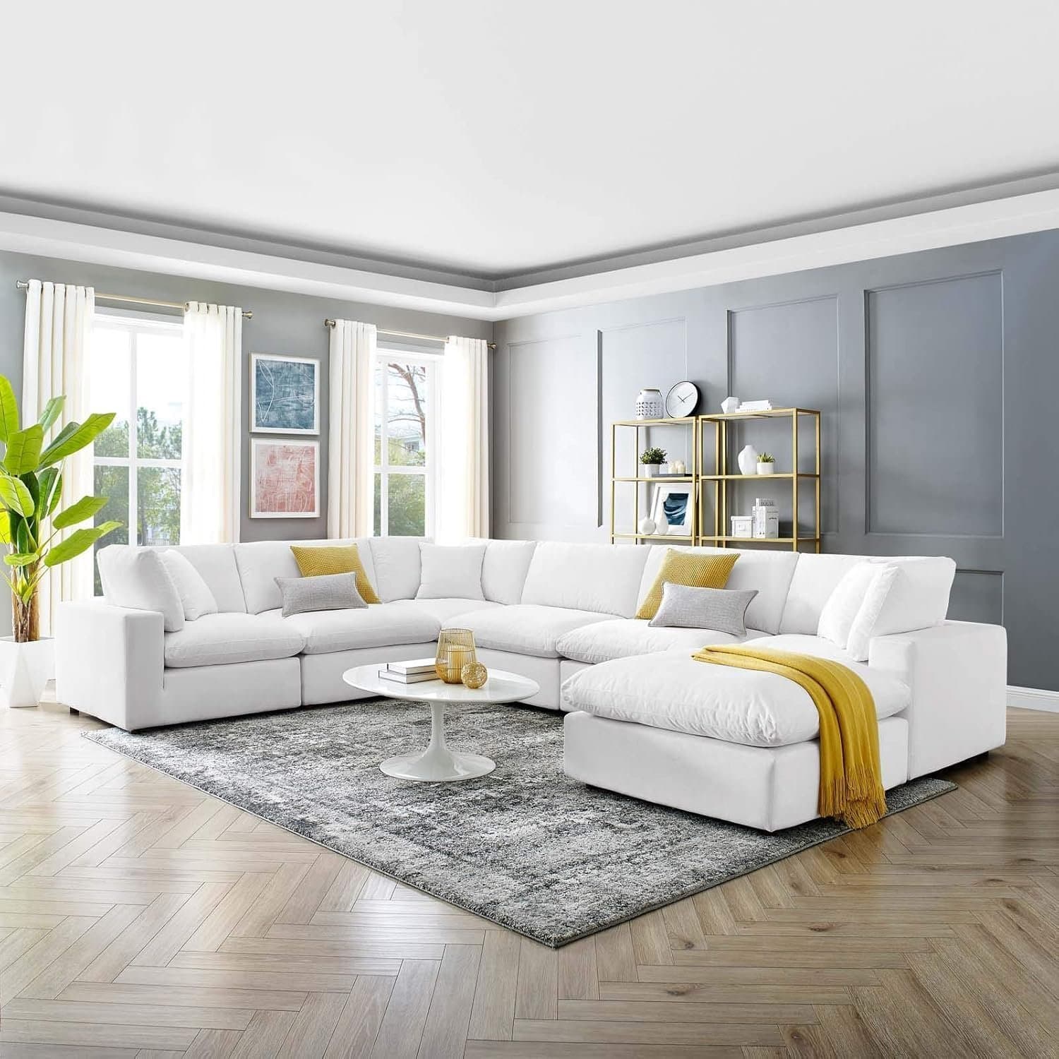 Hiller Fabric Upholstered Sectional Sofa furniture product