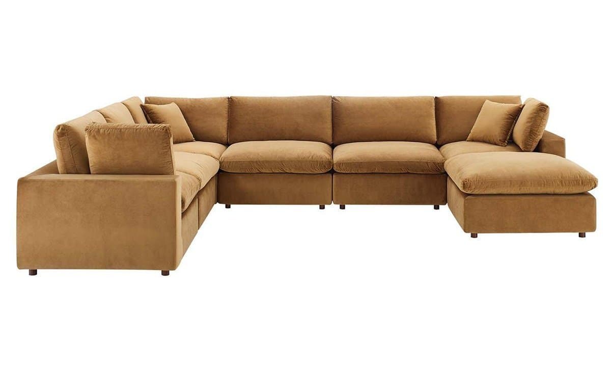Hiller Fabric Upholstered Sectional Sofa thumbnail 2