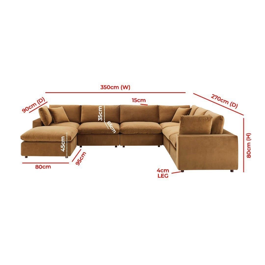 Hiller Fabric Upholstered Sectional Sofa thumbnail 6