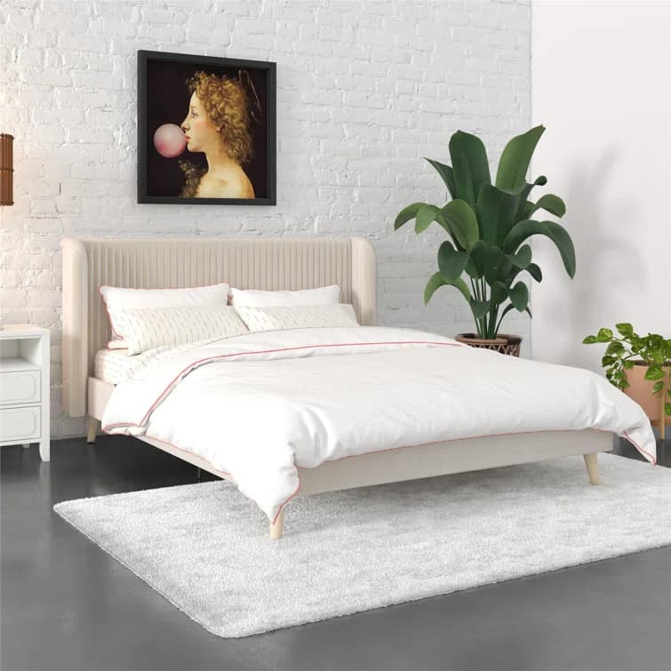 Holly Queen Upholstered Bed thumbnail 2