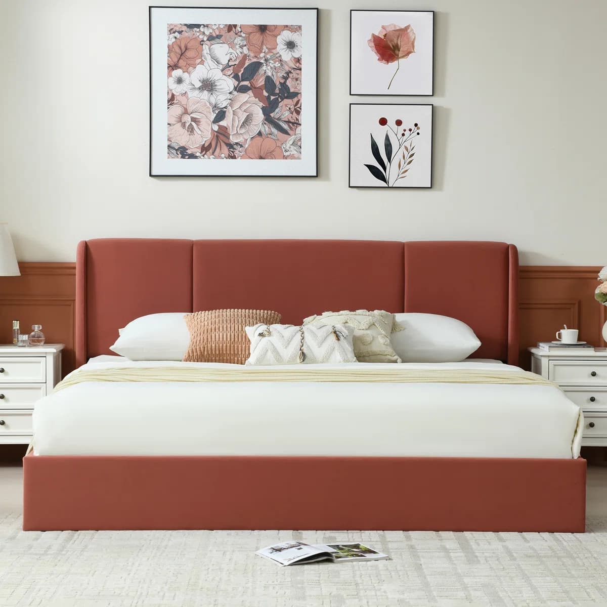 Juanetta Wingback Bed thumbnail 4