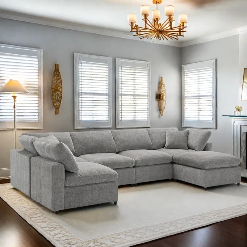 Kierran Upholstered Sectional thumbnail 3