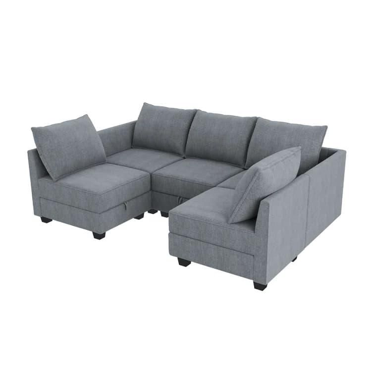 L-Shaped Modular Sectional Sofa thumbnail 2