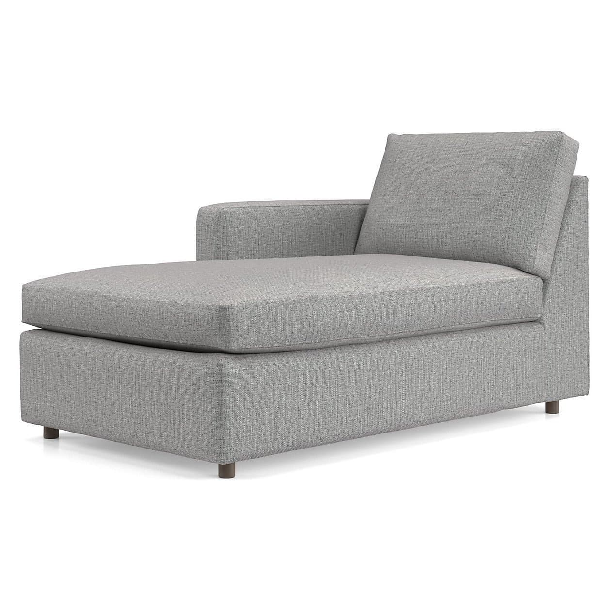 Left Arm Fabric Chaise Lounge thumbnail 3
