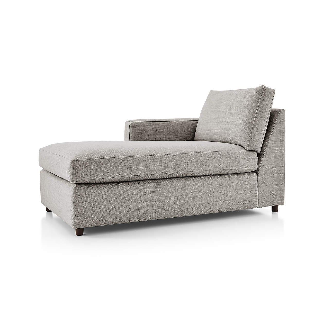 Left Arm Fabric Chaise Lounge thumbnail 5