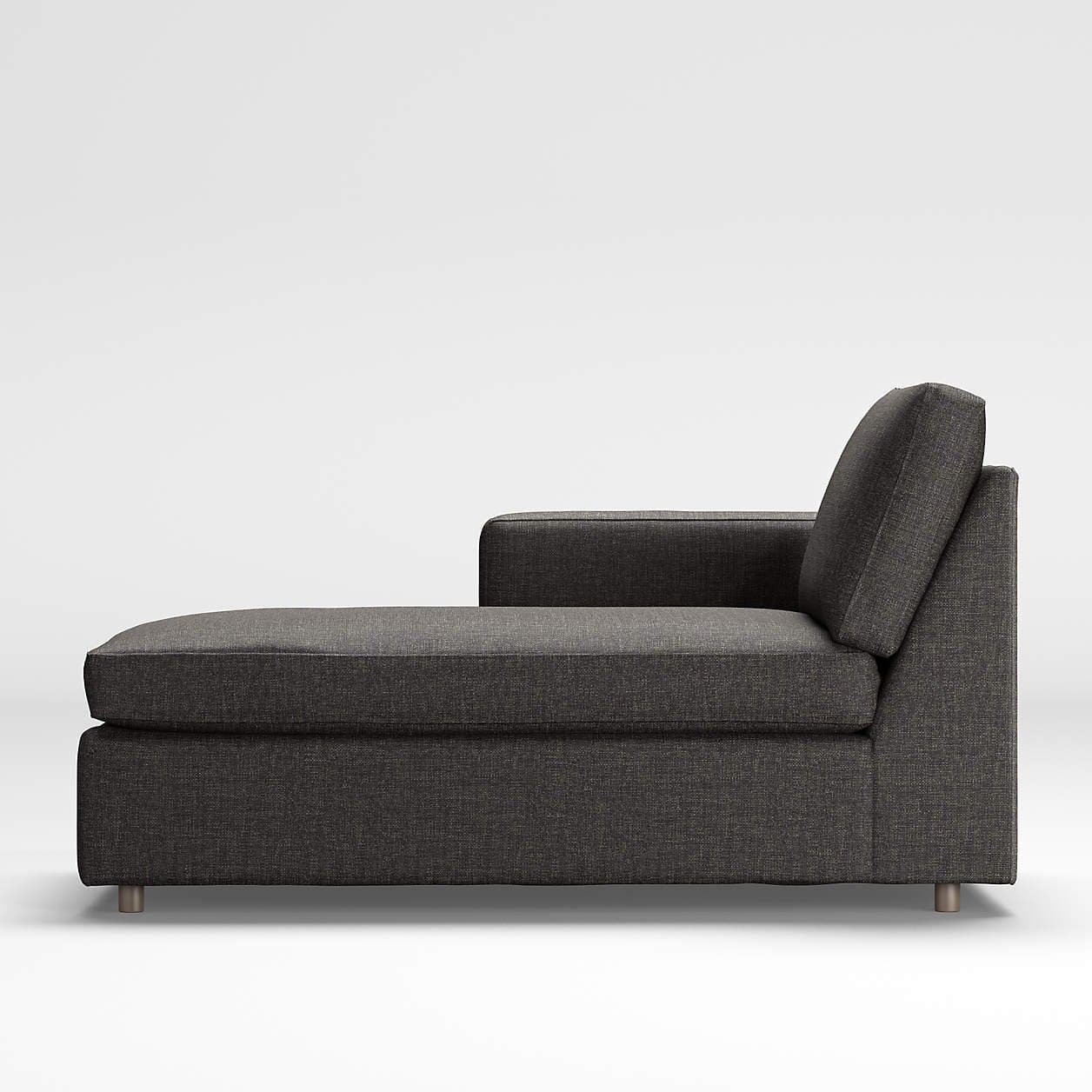 Left Arm Fabric Chaise Lounge thumbnail 1