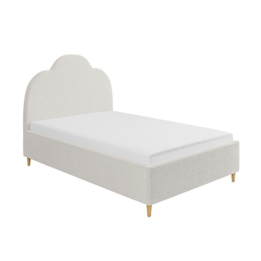 Linen Scalloped Headboard bed thumbnail 2