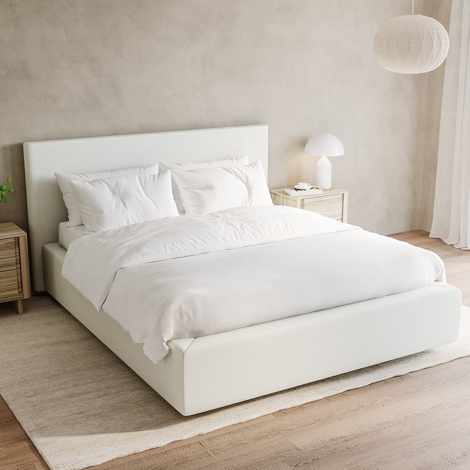 Lotus Tall Head Board Bed furniture product
