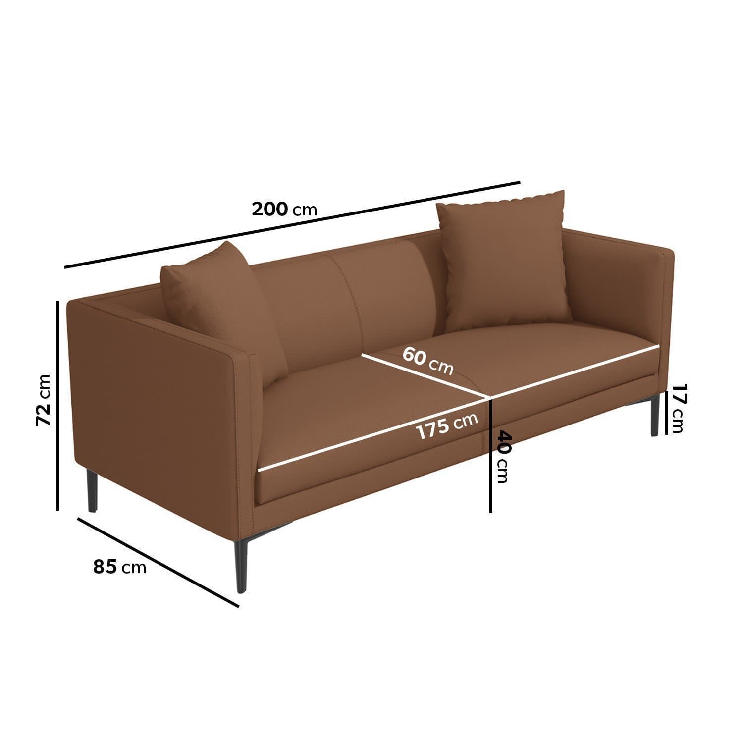 Luxurious Shoshone sofa thumbnail 3