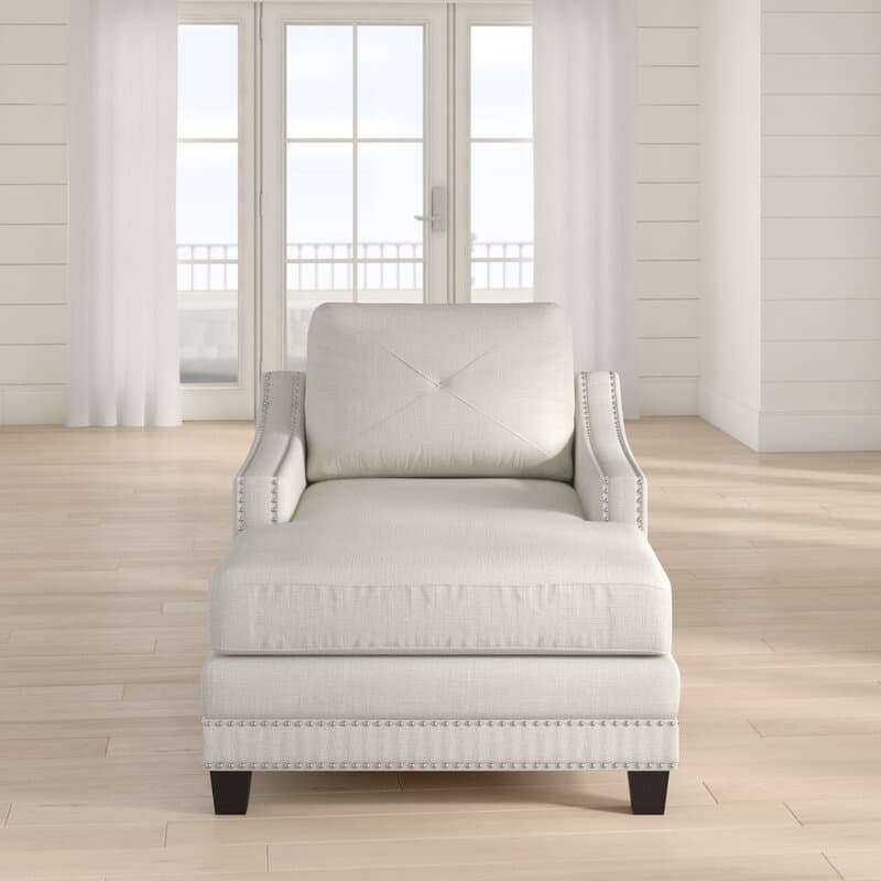 Luxury Two Arms Chaise Lounge thumbnail 3