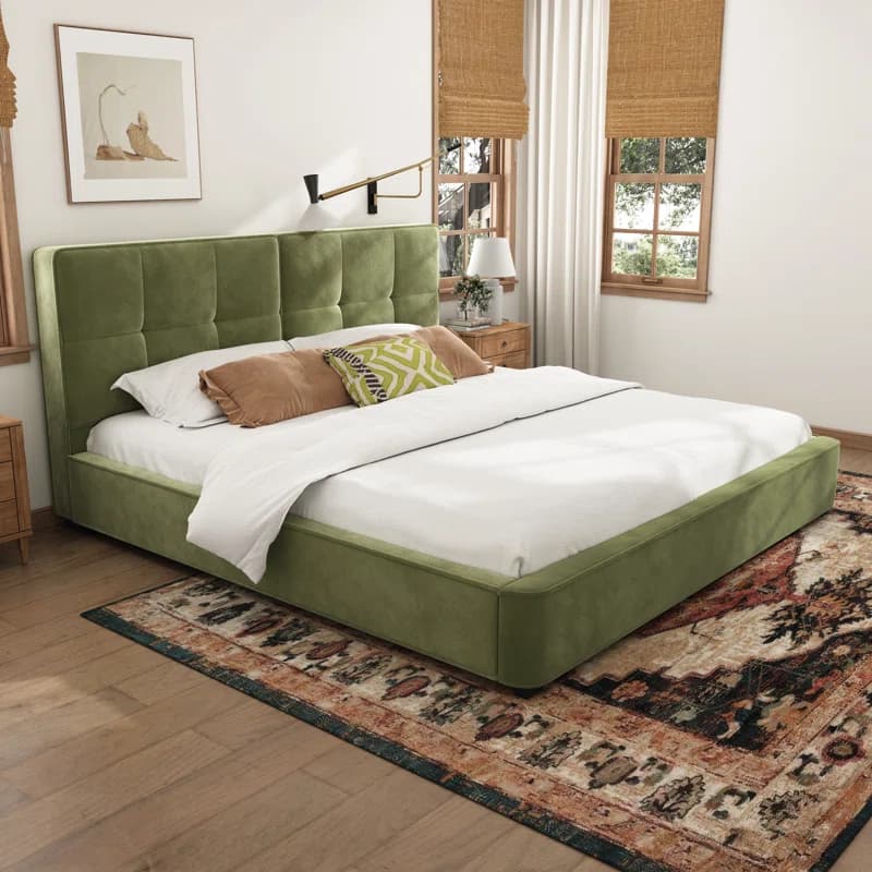 Maly Velvet Tufted Headboard thumbnail 1