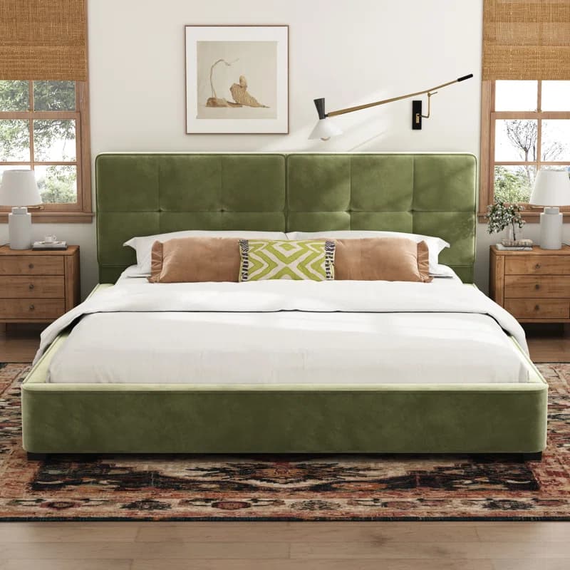 Maly Velvet Tufted Headboard thumbnail 2