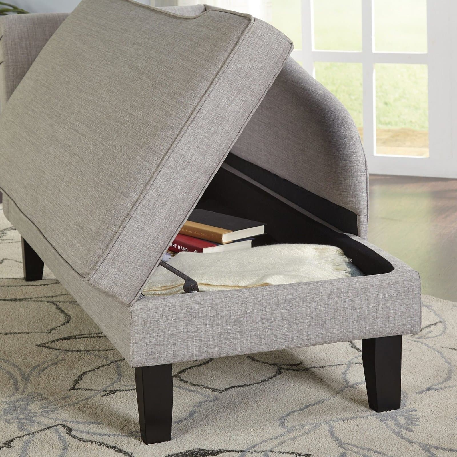 Marcella Storage Chaise Lounge thumbnail 3