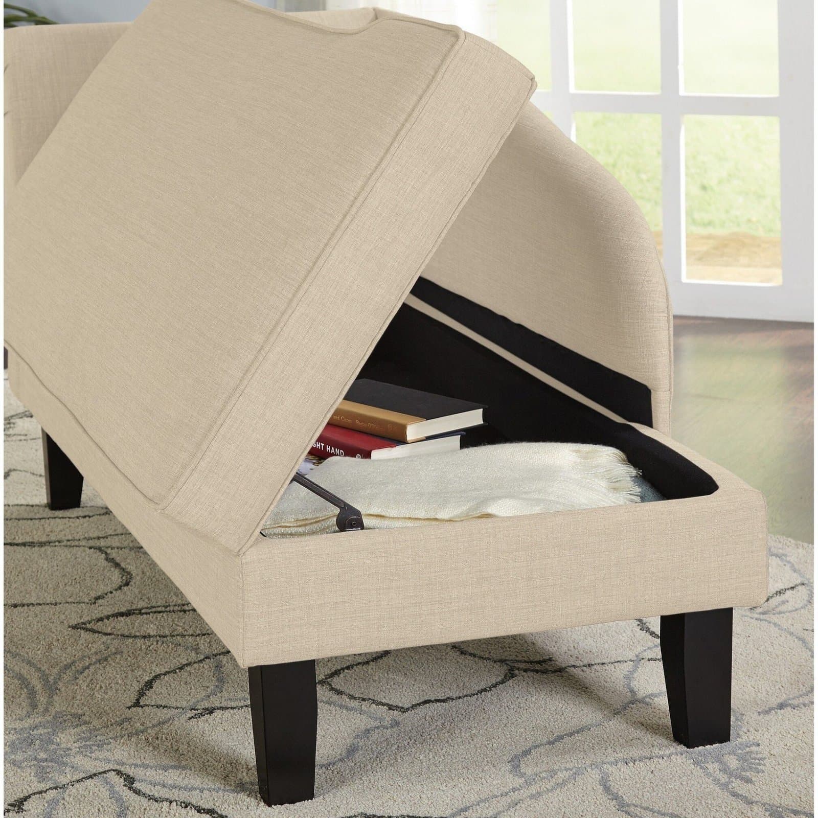 Marcella Storage Chaise Lounge thumbnail 4