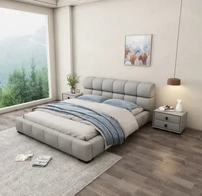 Master Bedroom Modern Fabric Bed thumbnail 4
