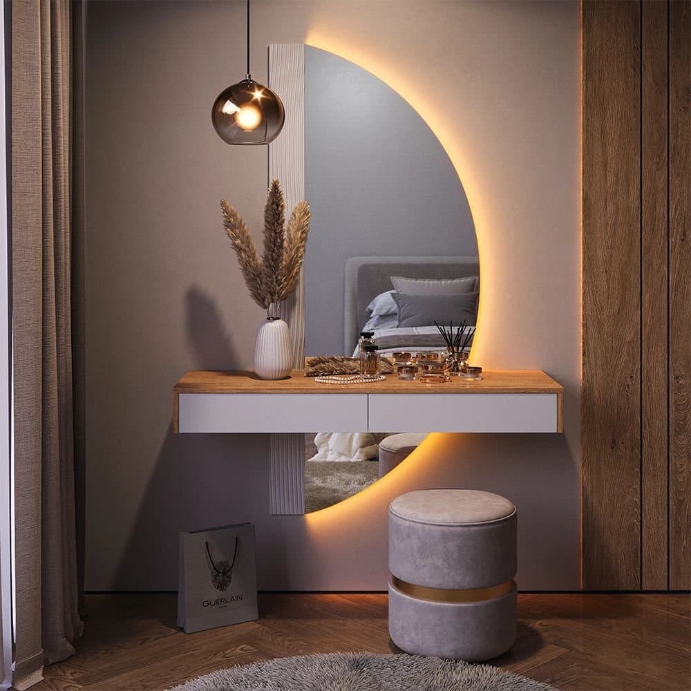 Melisa Oak/White Dressing With LED thumbnail 2