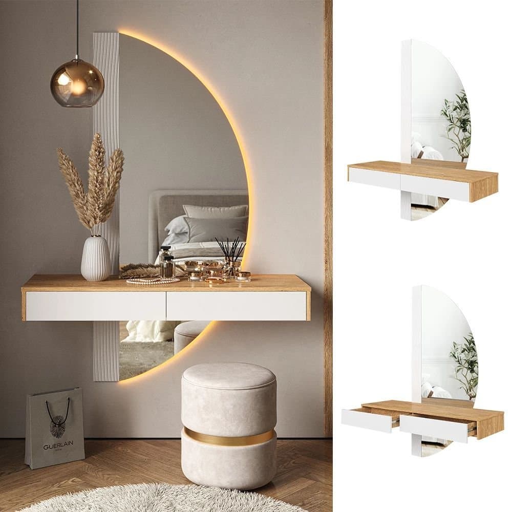 Melisa Oak/White Dressing With LED thumbnail 3