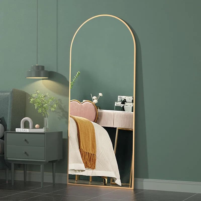 Metal Framed Full Length Mirror thumbnail 1