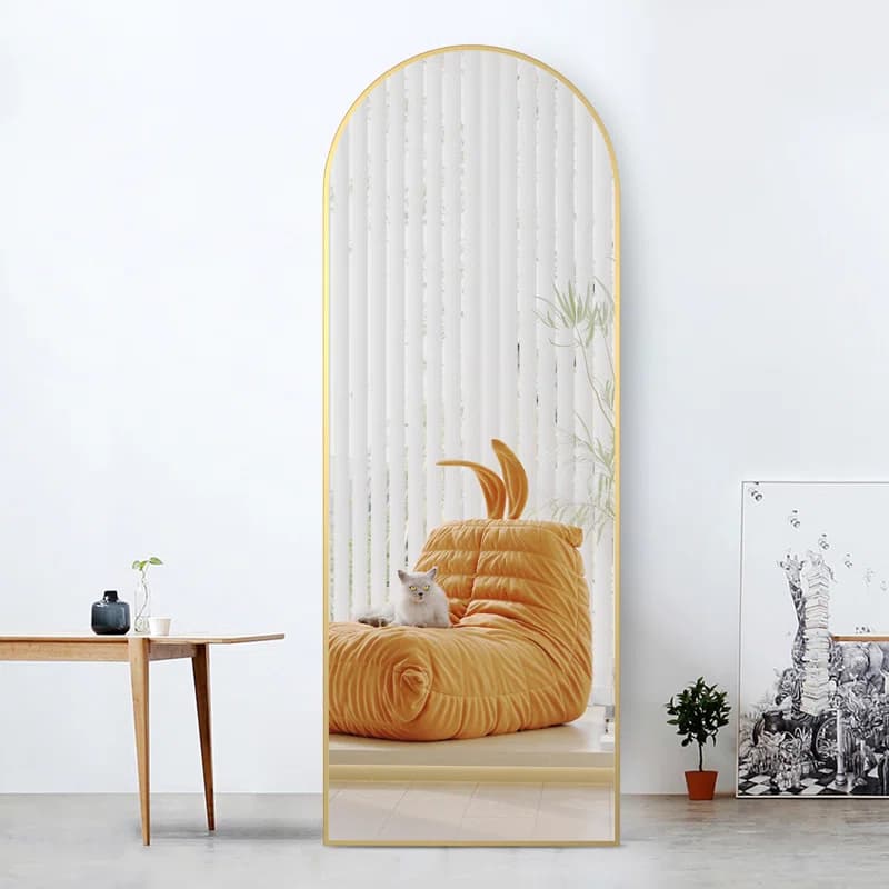 Metal Framed Full Length Mirror thumbnail 2